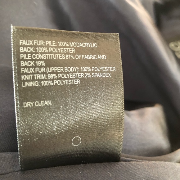 Faux Fur Sleeve Bomber Jacket - Picture 5 of 5